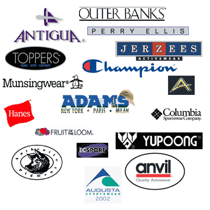 Logos namebrands we offer